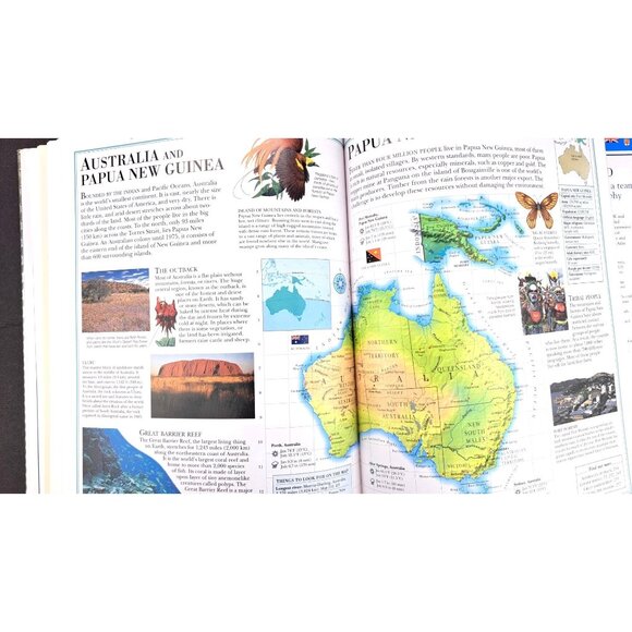 DK Geography Of World Book Hardcover Encyclopedia Illustrated Photos Educational - Picture 11 of 12